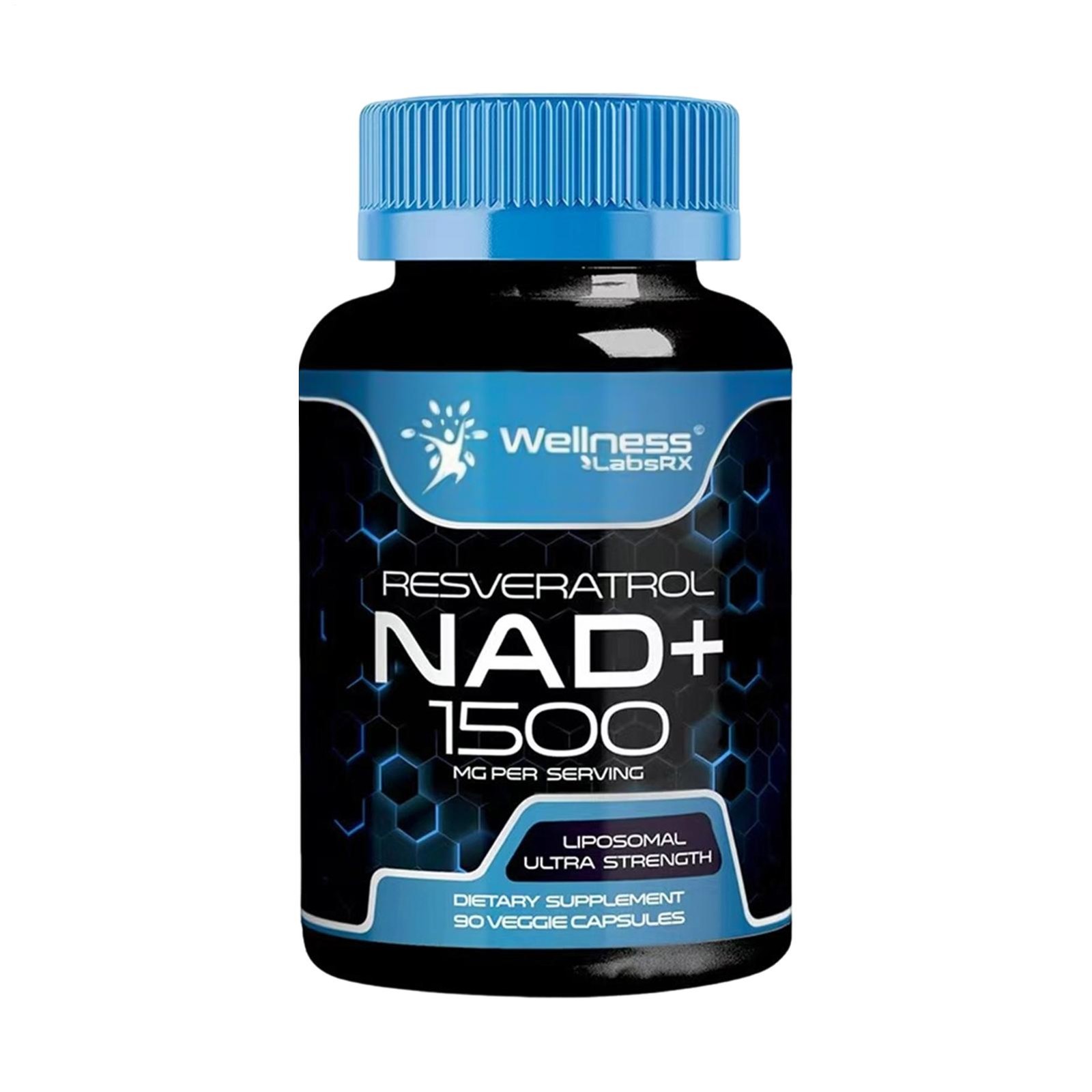 N A D Supplement, 1500mg – Liposomal NAD+ Supplement with Resveratrol N A D Plus