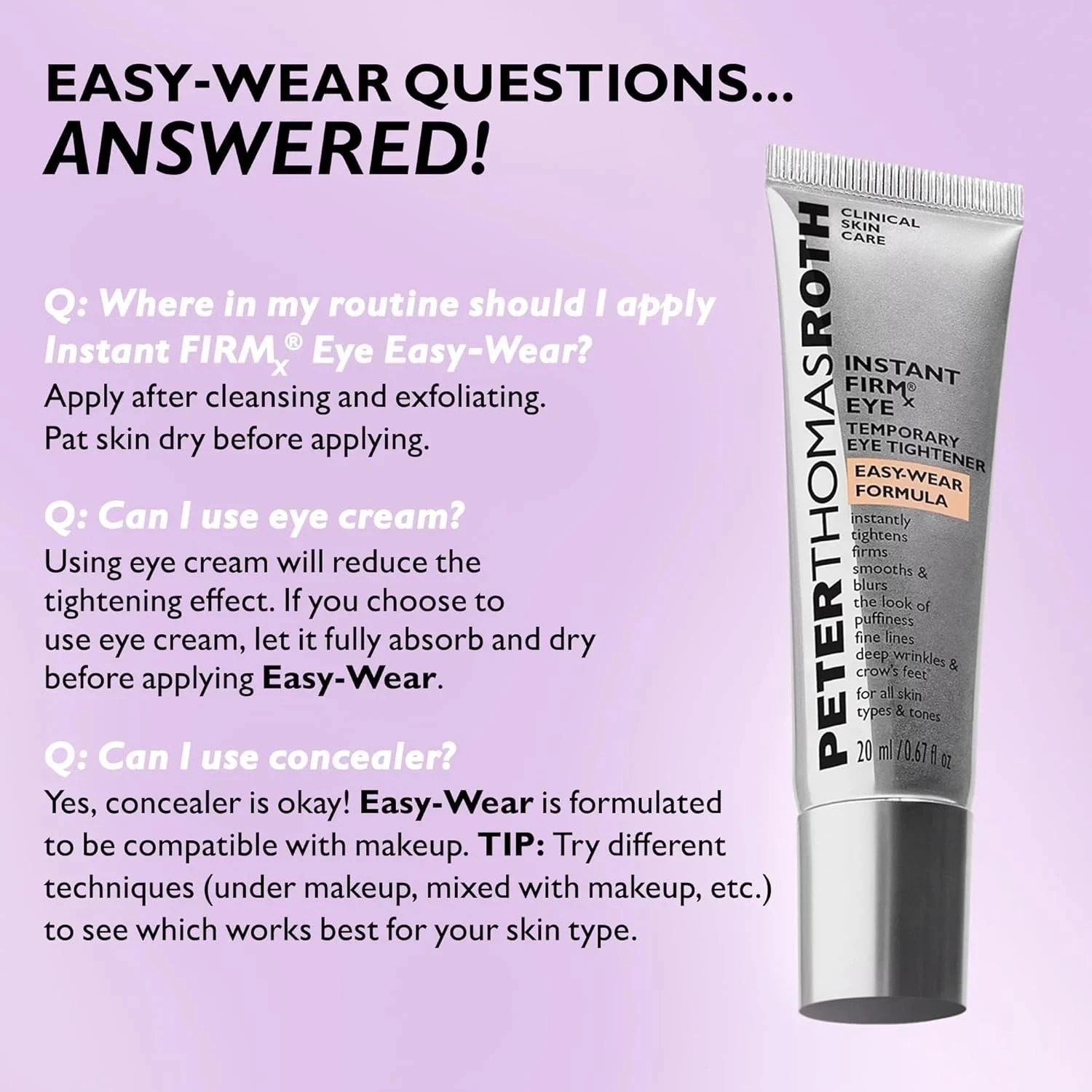 Peter Thomas Roth Instant Firming Eye Cream,Firm and Smooth the Look Fine Lines-