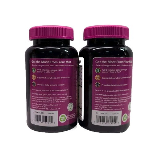 2x Alive Women 50+ Gummy Multivitamins 60 Gummies Each. Exp: 01/2026