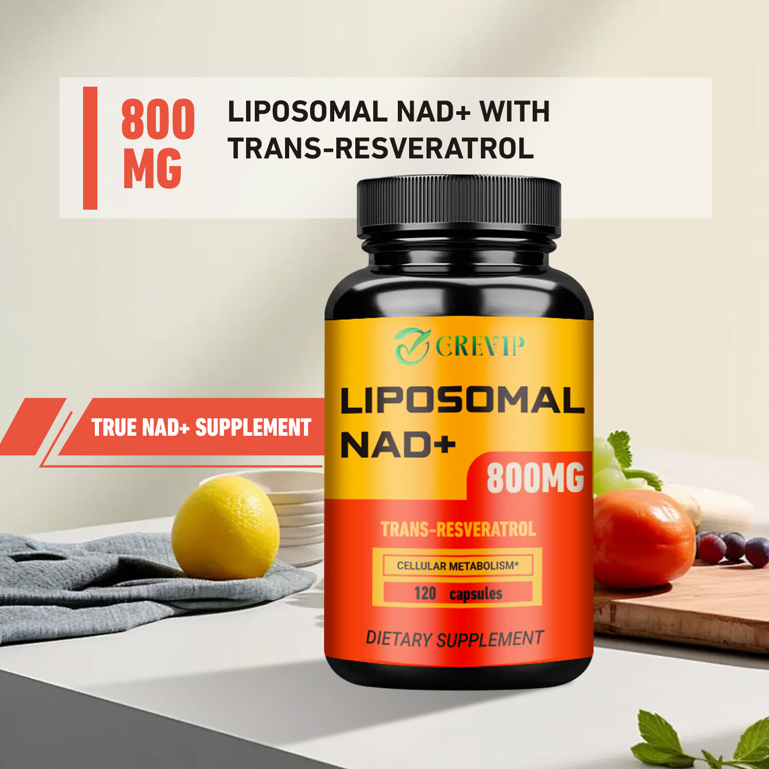 120pcs NAD+ – for Anti-Aging, DNA Repair, Energy Production, Cellular Metabolism