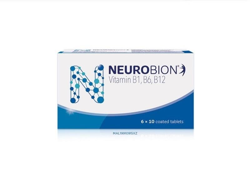 2 x Neurobion Vitamin B Complex B1 B6 B12 120 Tablets Original Supplement
