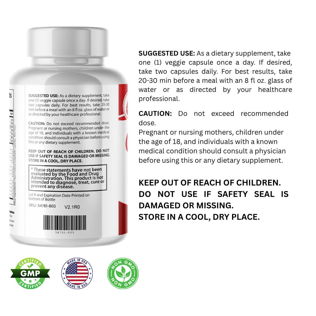GlucoBal 6-Blood Support- 12 Bottles- 720 Capsules