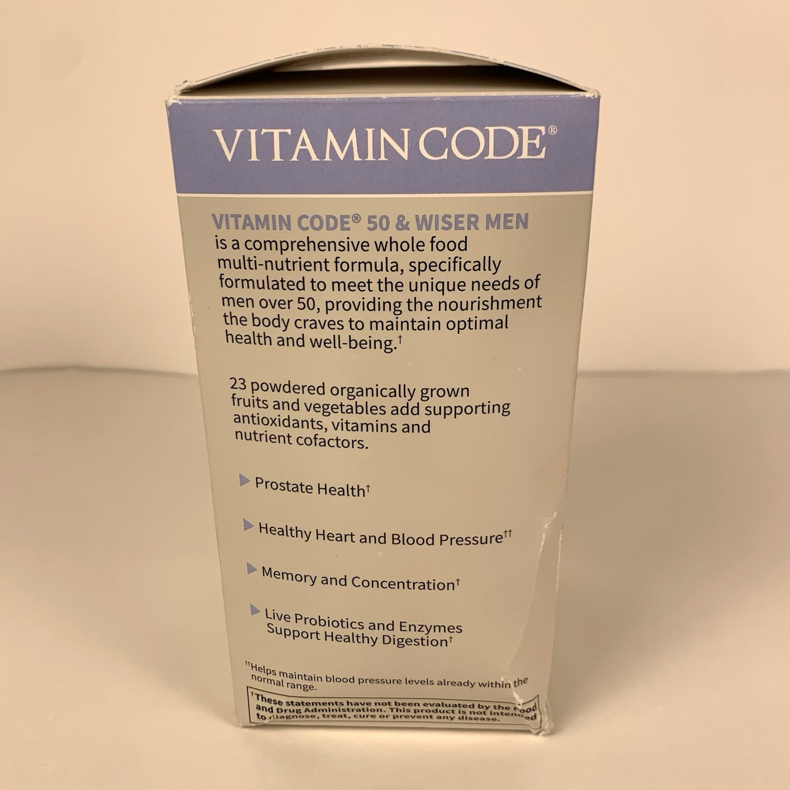 Garden of Life Vitamin Code 50 & Wiser Men Multivitamin 240ct NEW Exp. *05/2026*