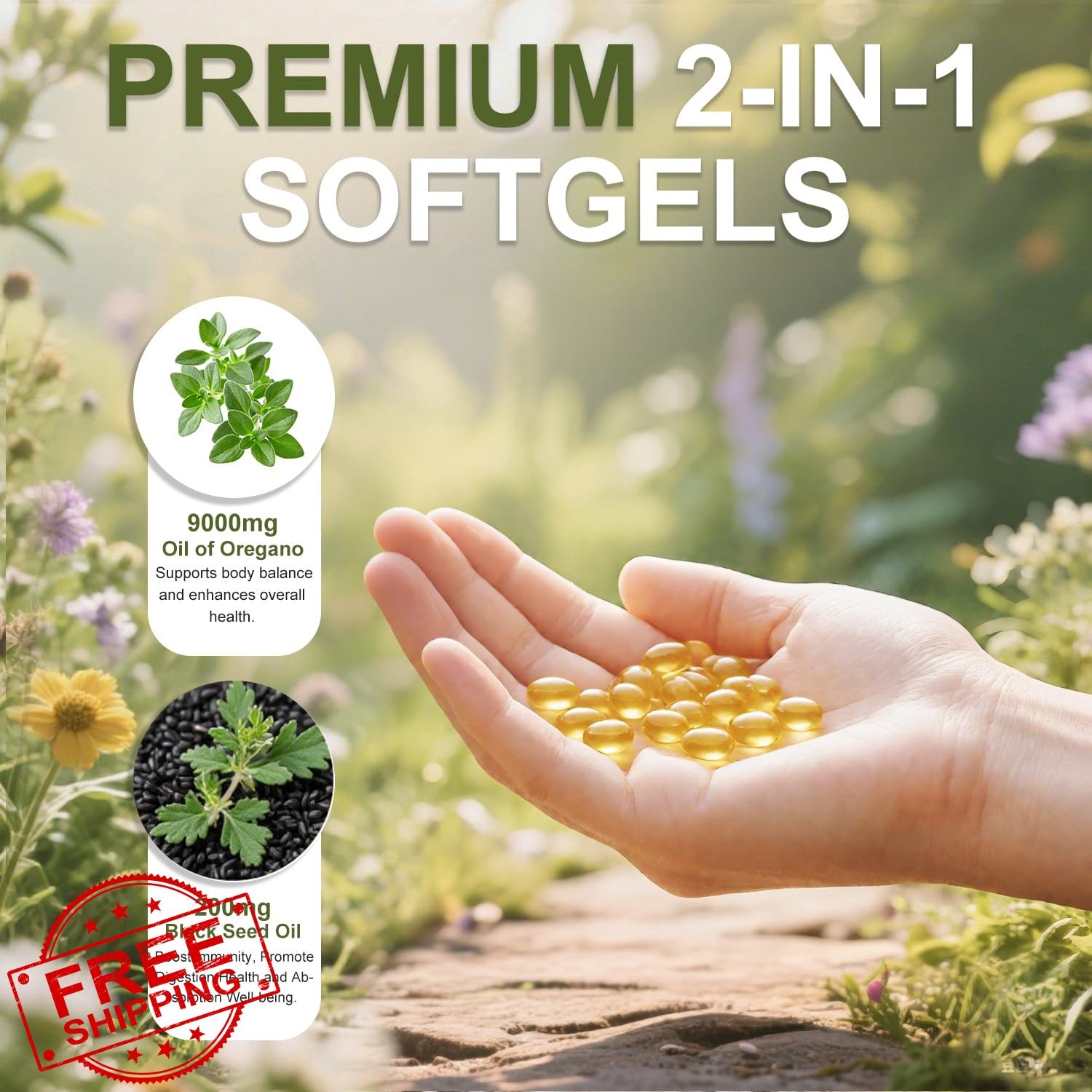 Beword Oil Oregano Black Seed Oil 280 Softgels