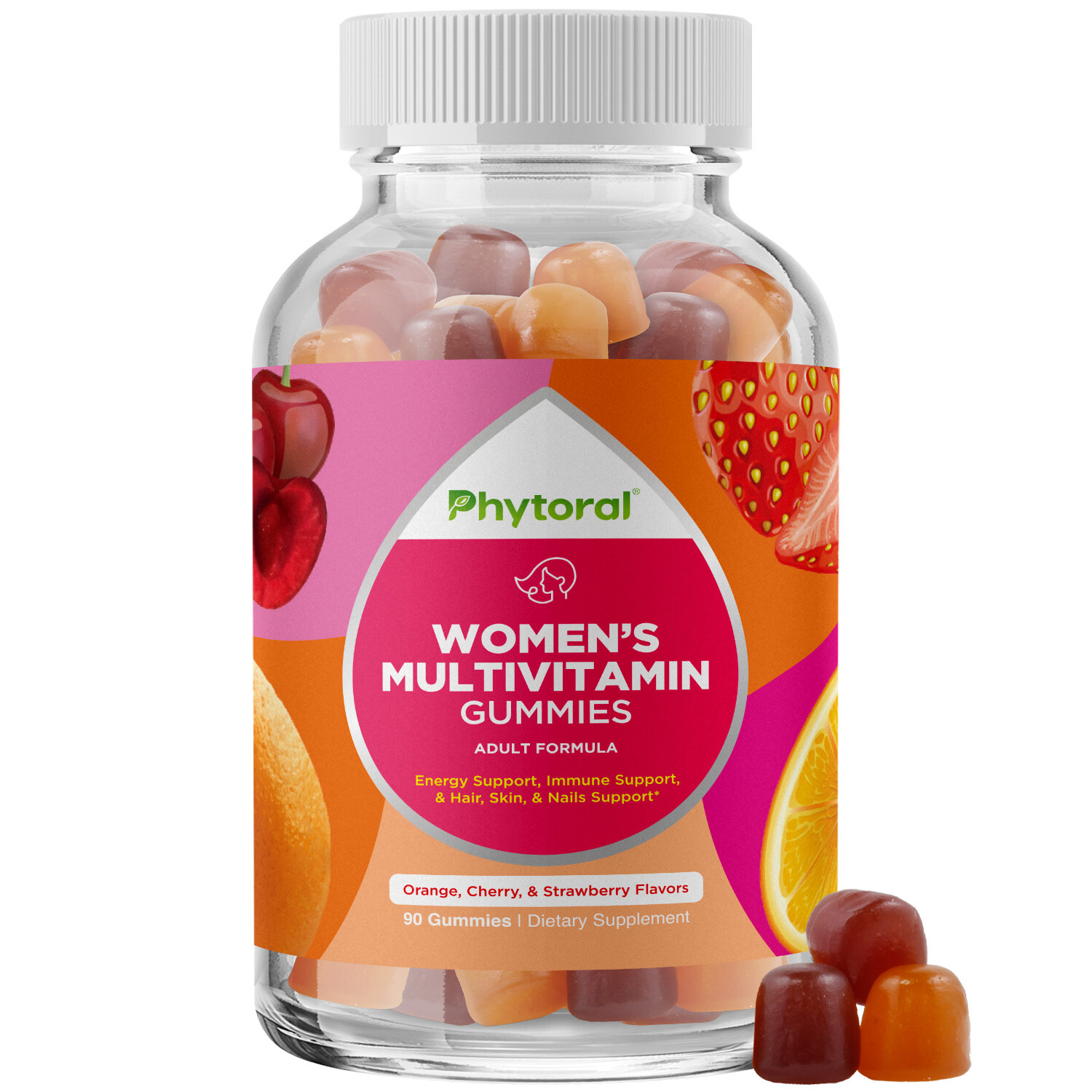Womens Multivitamin Gummy Vitamins for Adults – Natural Immune System Booster