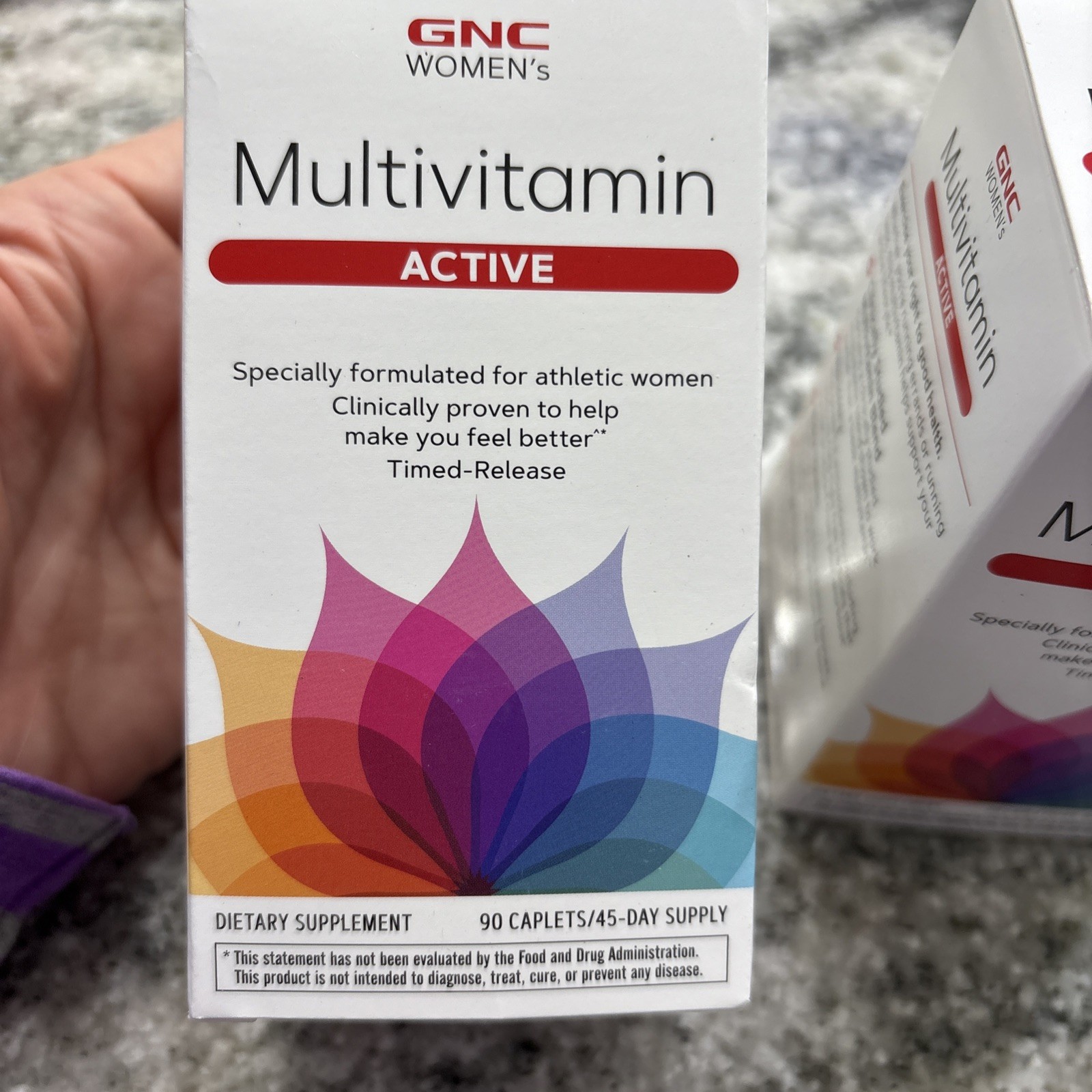2 New GNC Women’s Multivitamin Active – 90 Caplets Each Box Exp. 10/2025