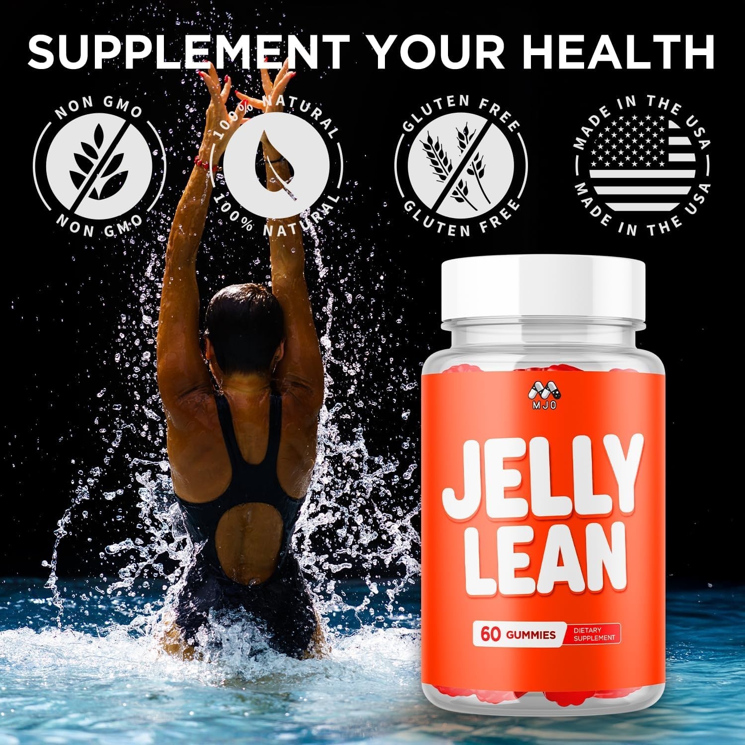 2PK Jelly Lean Natural Keto ACV Gummies Metabolism & Weight Management Support