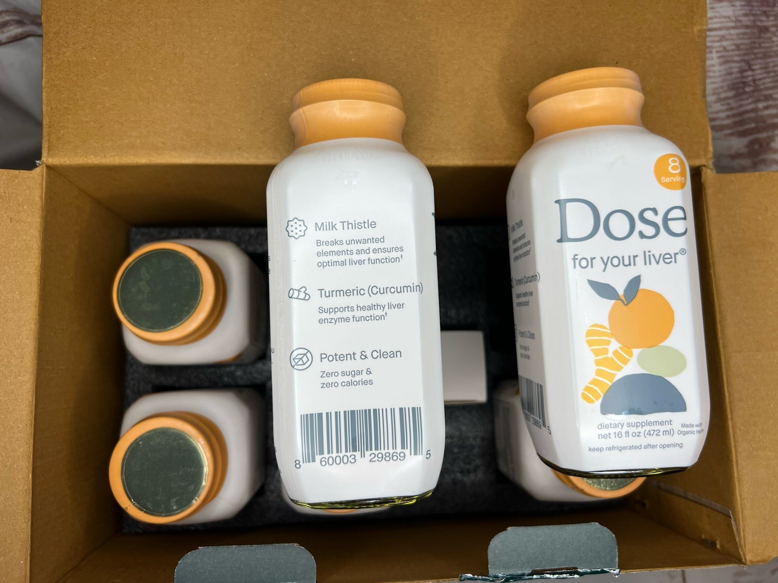 6 Bottles Of Dose For Your Liver 16 Oz Each! EXP:05/27 Brand 🆕