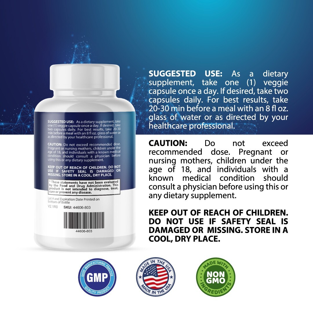 Hyperton Caps- Blood Support- 12 Bottles- 720 Capsules