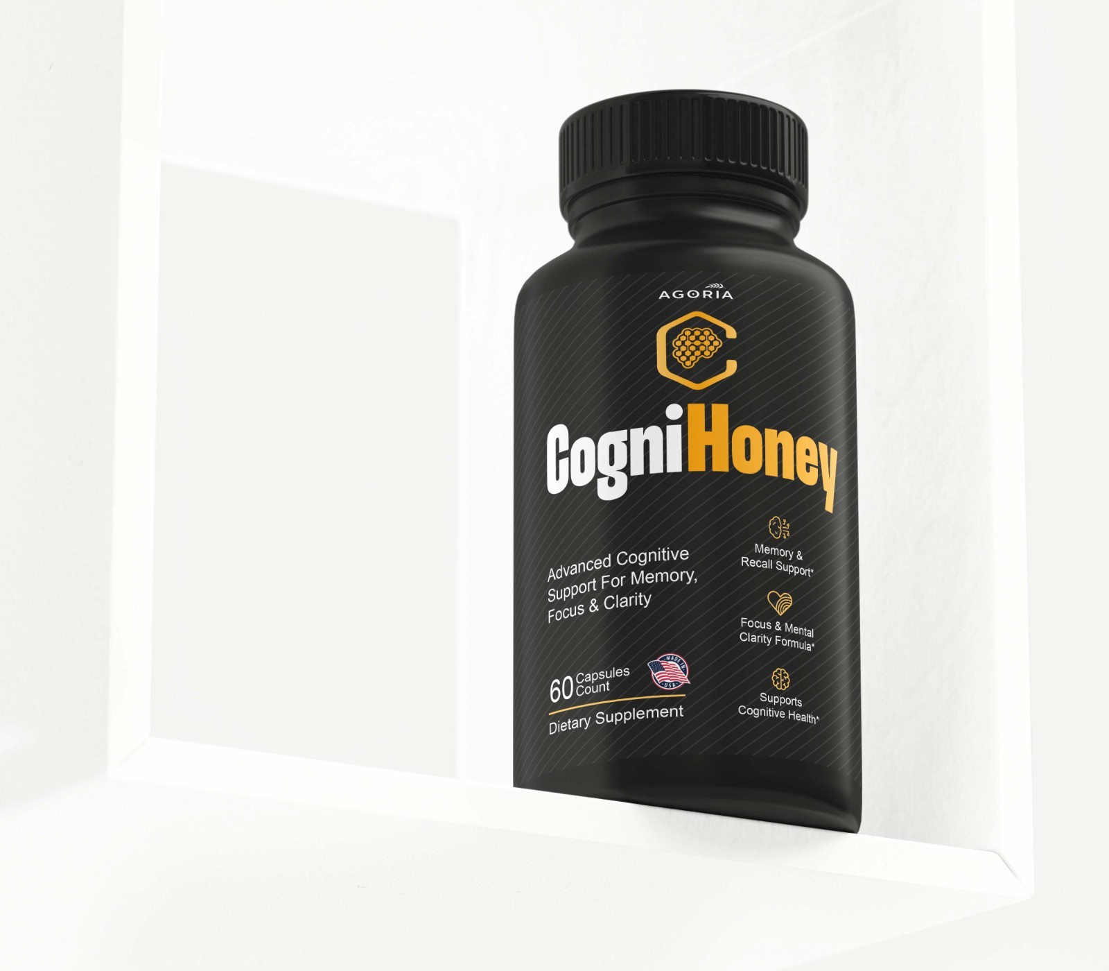 (1 Pack) CogniHoney Advanced Capsules, Cogni Honey Supplement Capsules
