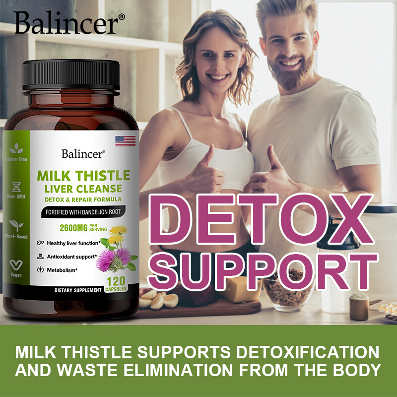 Milk Thistle Liver Cleanse, Detox Repair Formula, 2600 mg per serving