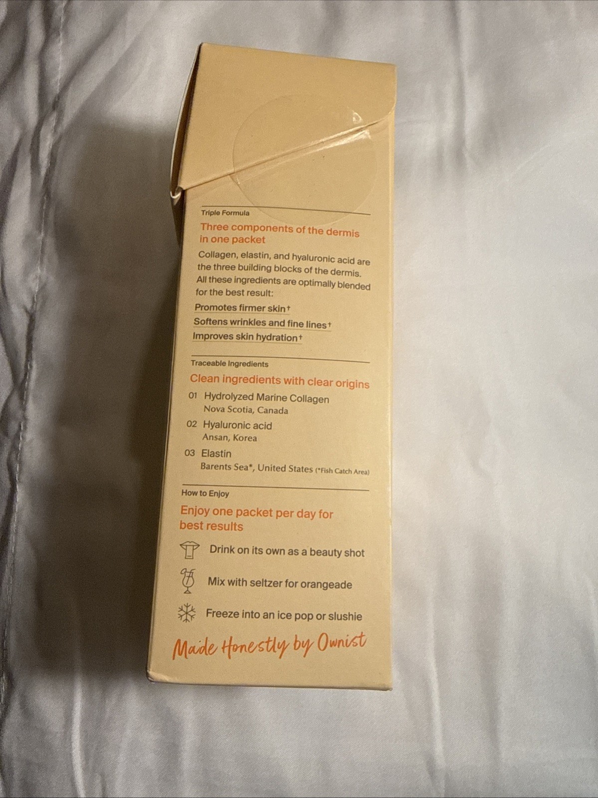 Ownist Triple Collagen Liquid Packets On-The-Go – Peptides