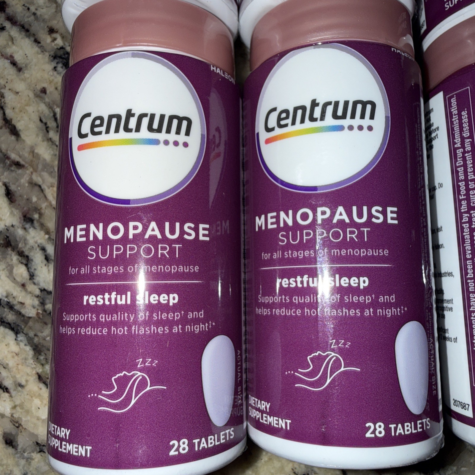 Centrum MENOPAUSE SUPPORT For All Stage Of Menopause 28 Tabs 6Pack Exp:06/2027