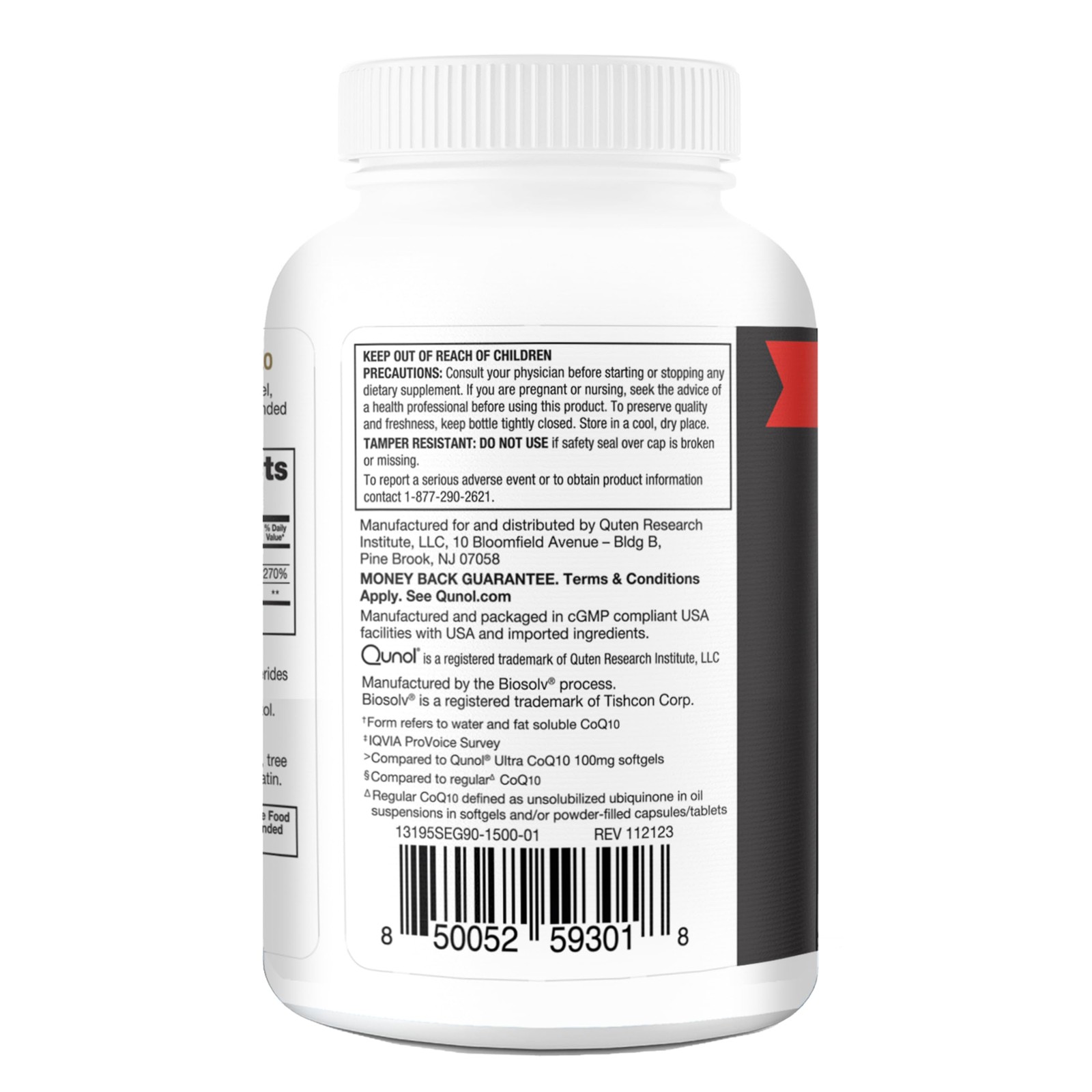 Qunol CoQ10 200mg Softgels,Ultra CoQ10- Ultra High Absorption Coenzyme Q10 of 3