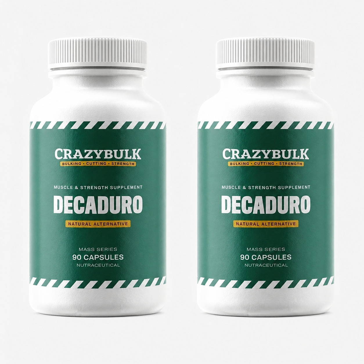 CrazyBulk MUSCLE & STRENGTH Supplement 90 Capsules, Free & Fast Ship – Pack of 2