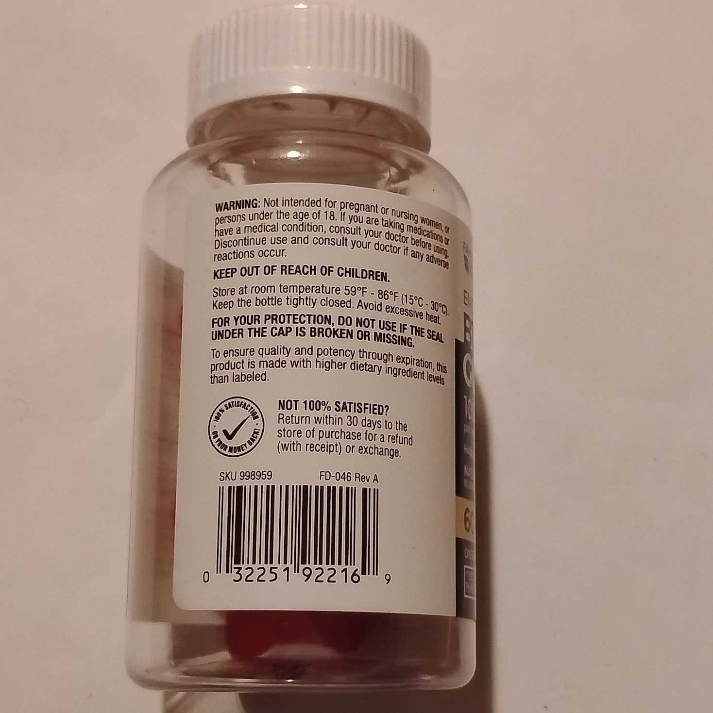 Family Wellness Vitamin B12 1000mcg Gummies Energy Support 60 Natural Raspberry