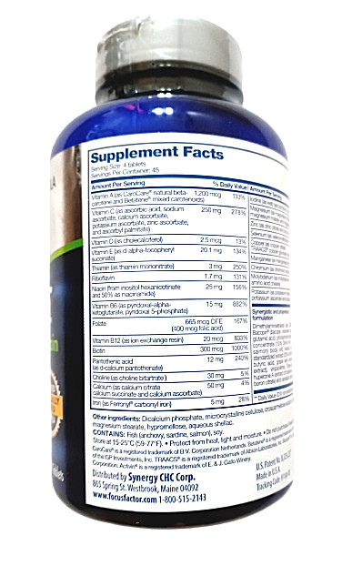 FOCUS Factor Dietary Supplement Nutrition for the Brain 180 Tablets EXP 10/2025