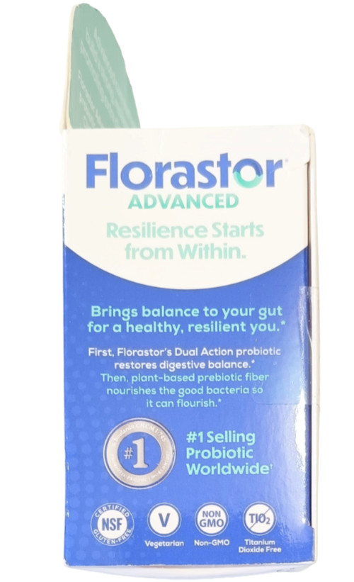 Florastor Select Daily Probiotic & Prebiotic Supplement Capsules 30 ct EXP 09/27
