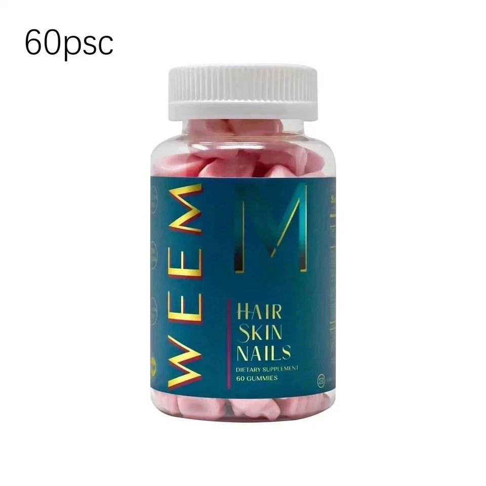 WEEM Hair Skin and Nails Gummies, Vegan biotin Vitamins, Healthy Hair- packag…