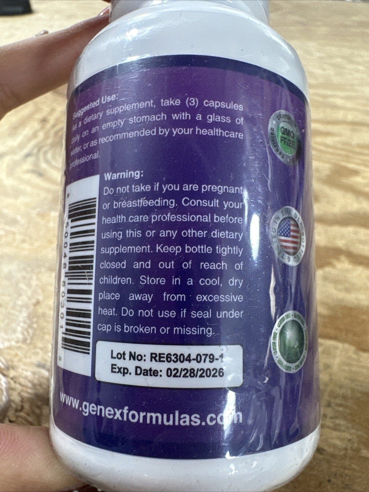 GENEX Resveratrol Supplement Japanese Knotweed 1500Mg Organic Trans-Resveratrol