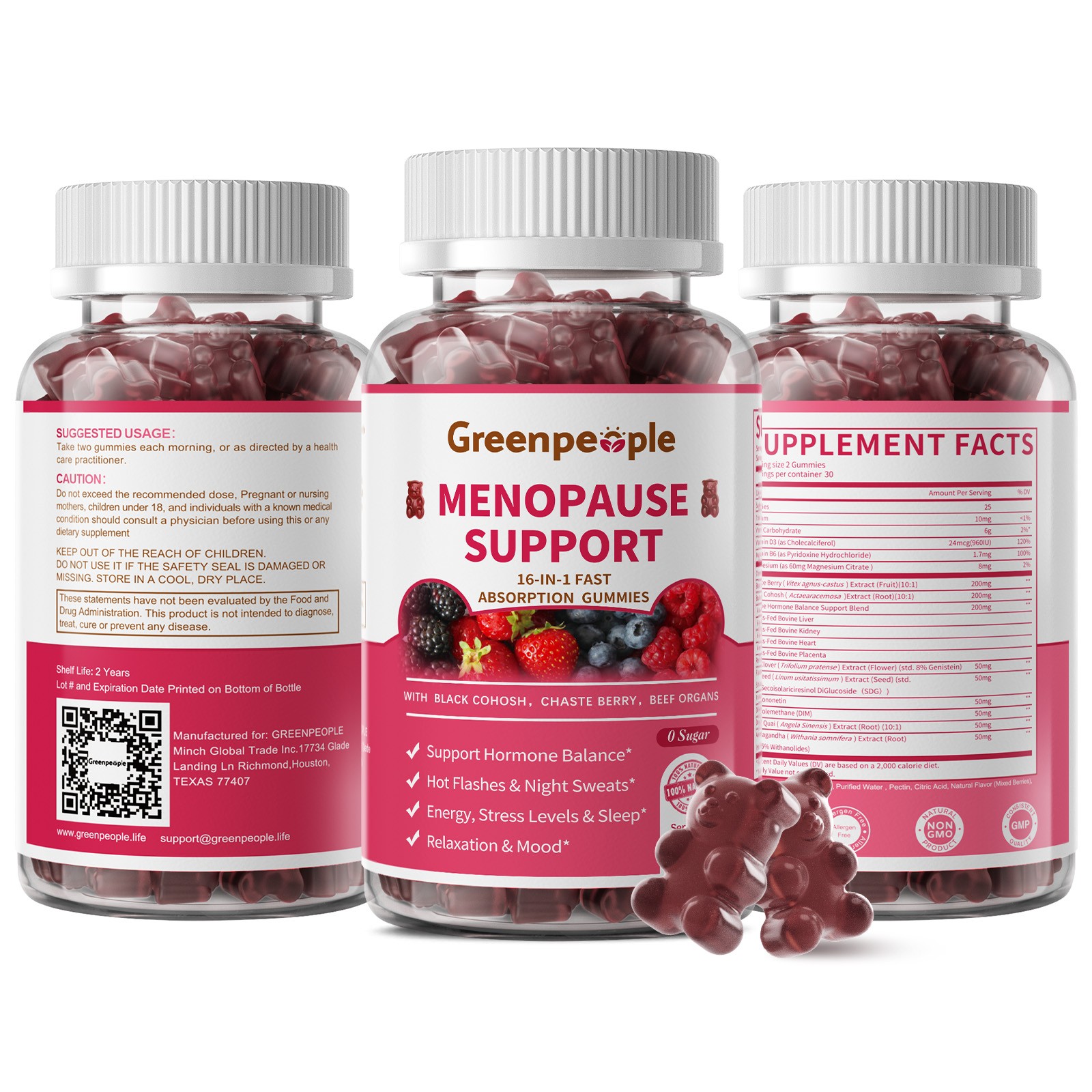 2xMenopause Support Women’s Wellness Supports Improved Mood,Hormone Regulation