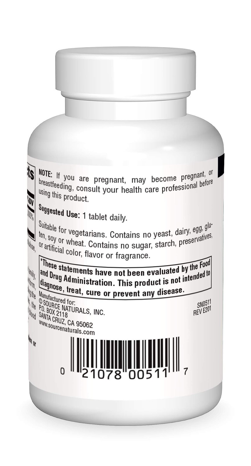Source Naturals Pantothenic Acid 250 mg Vitamin B-5 100 Count (Pack of 1)