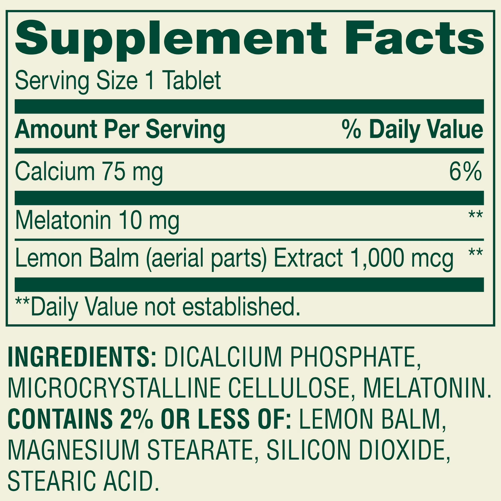 Spring Valley Extra Strength Melatonin Sleep Dietary Supplement 10 mg, 120 Count