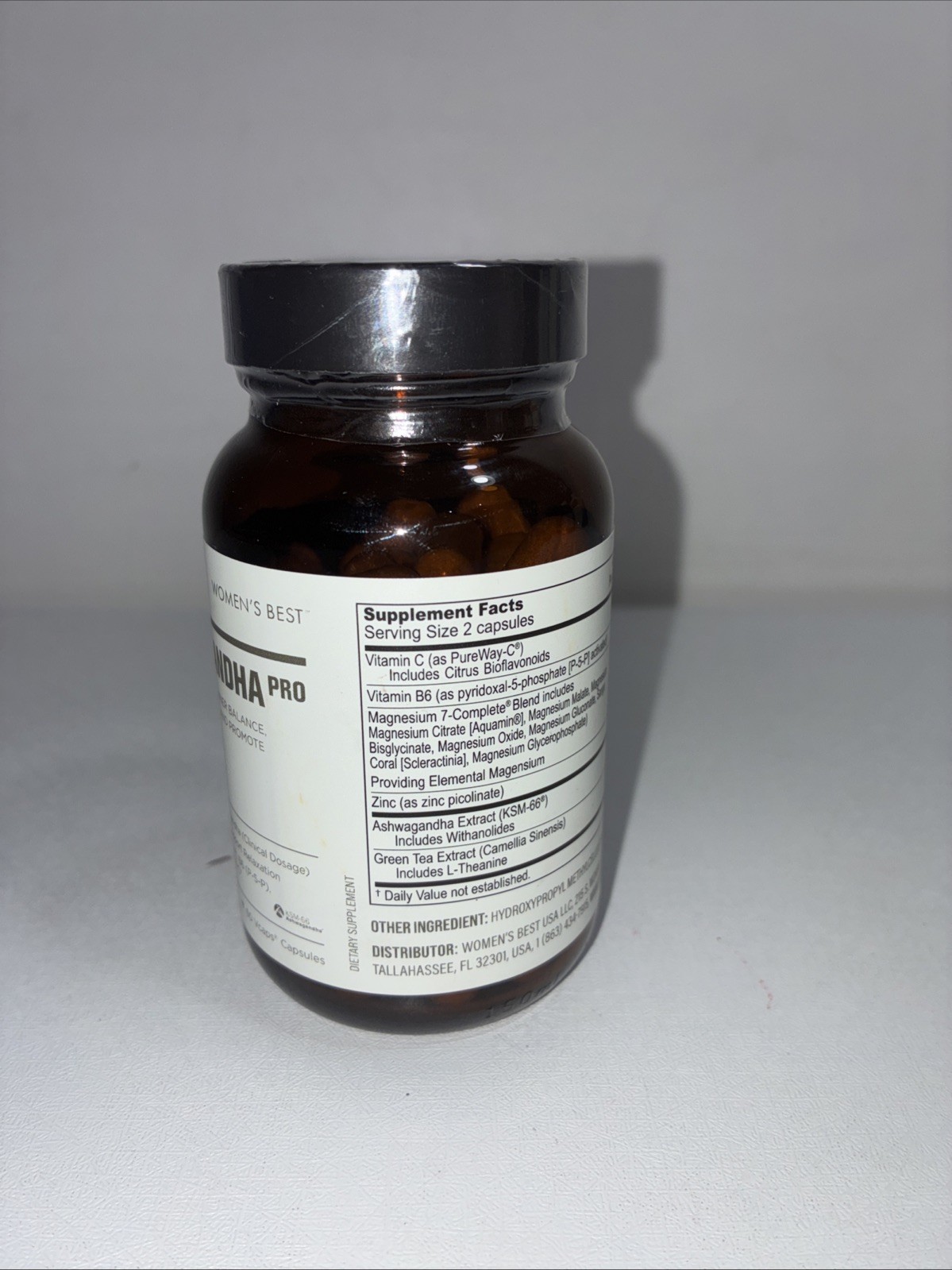 Sealed Women’s Best Ashwagandha Pro ,60 Caps/ Exp 06/2028