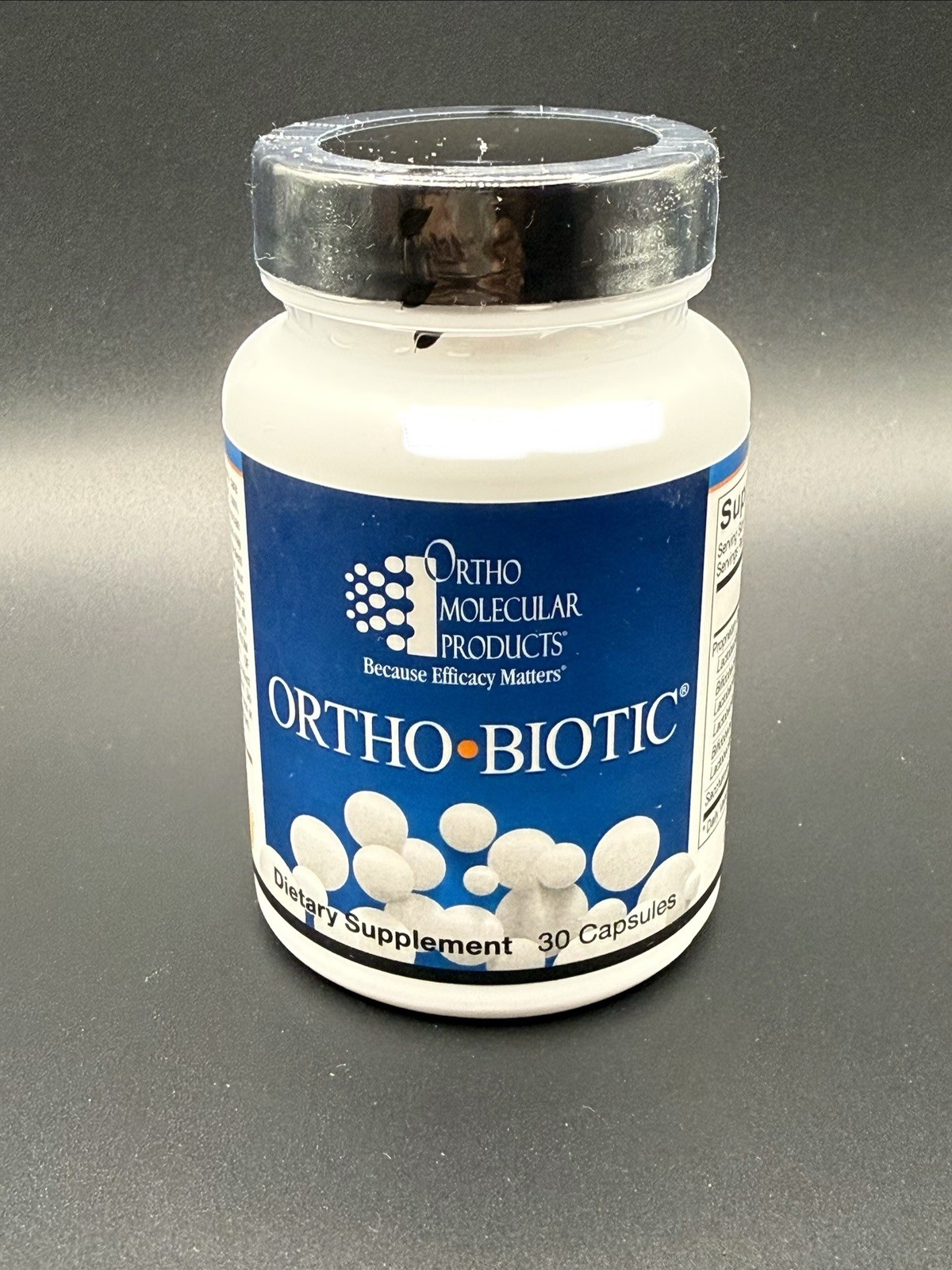 Ortho Molecular Products Ortho-Biotic Dietary Supplement 30 Capsules Exp 02/27
