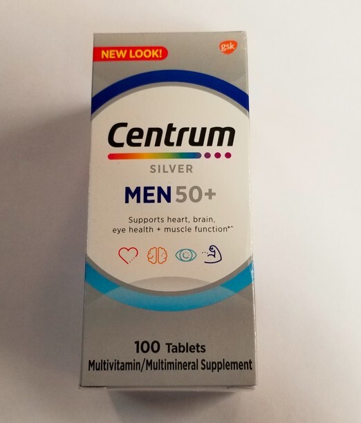 Centrum Silver Men’s 50+ Multivitamin Multimineral Supplement 100 CT MAY 24 & UP