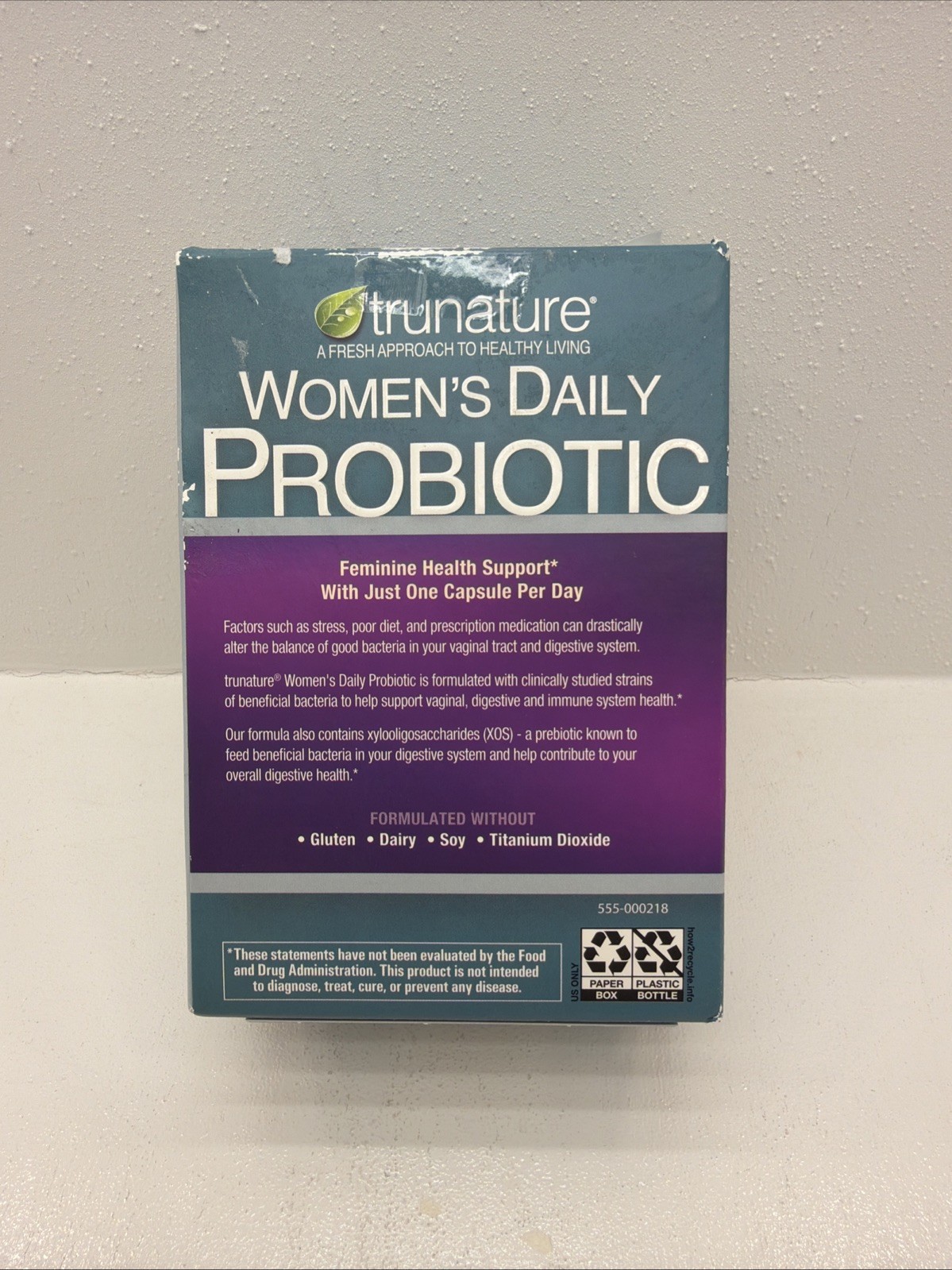 Trunature Women’s Daily Probiotic 25 Billion 90 Capsules Digestive