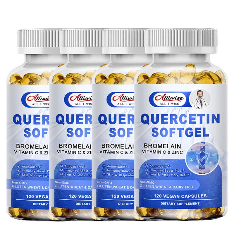 Quercetin 1000MG with Bromelain & Zinc – Natural Immune Support Supplement