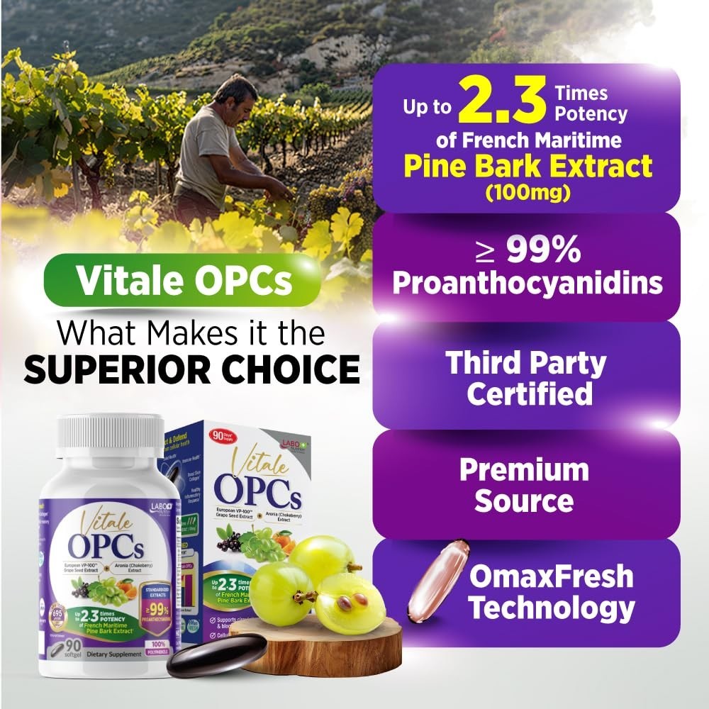 Grape Seed Extract 150mg – Antioxidant Support for Circulatory & Skin Health | 9