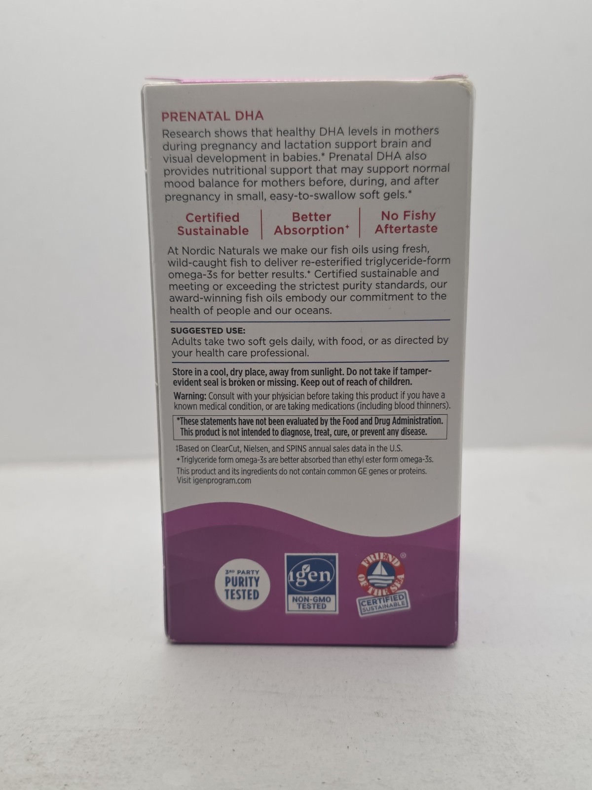 Nordic Naturals DHA from Purified Fish Oil, Strawberry Flavored