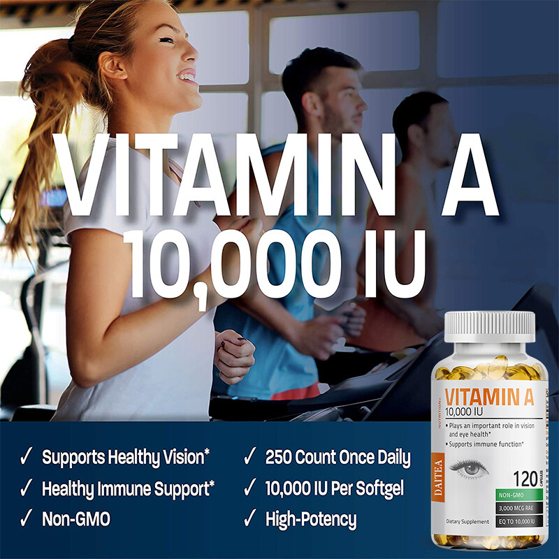 Vitamin A10000 IU Capsules – Supports Immune and Eye Health