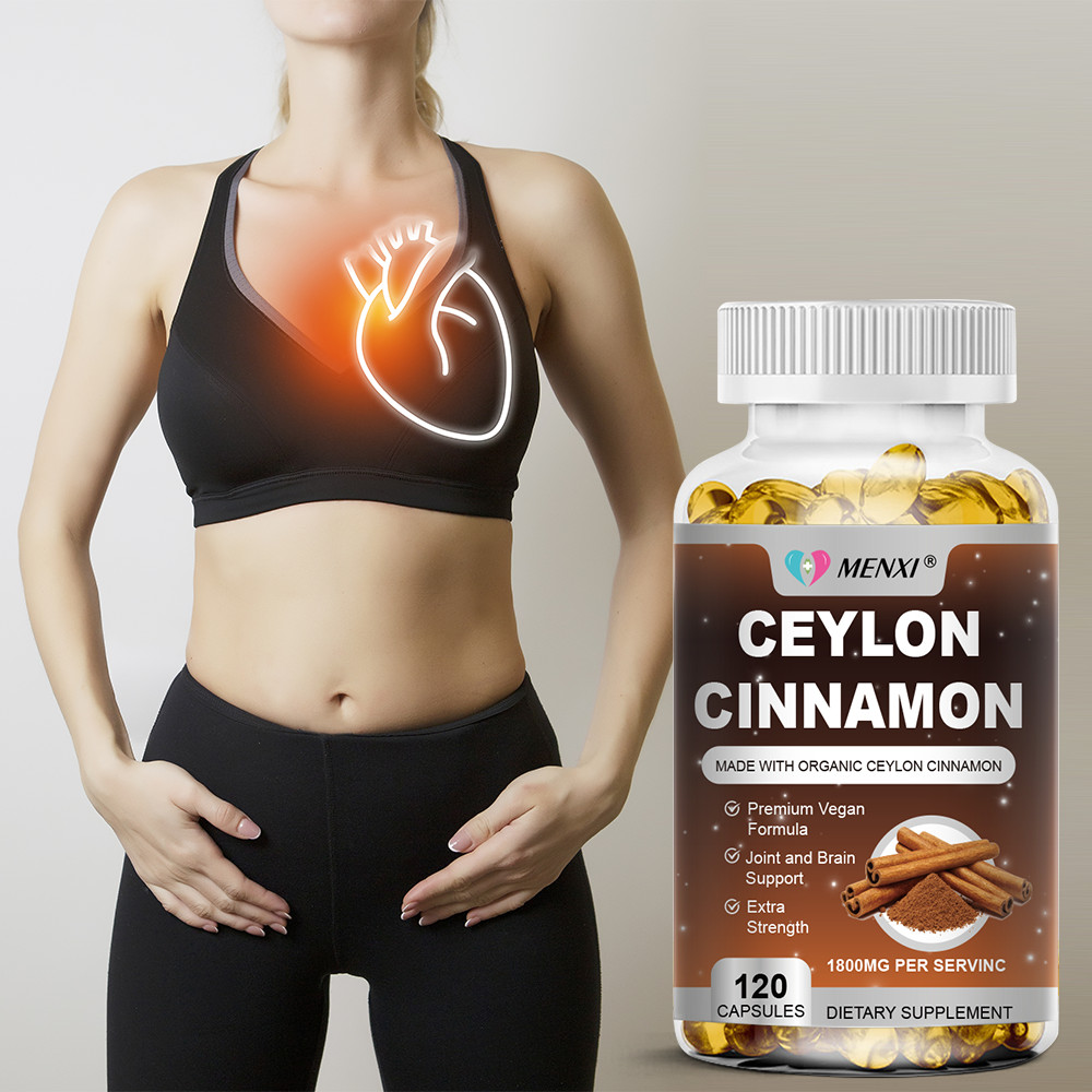 Pure Cinnamon Capsules, True Sri Lanka Certified Organic Ceylon Cinnamon 240ct