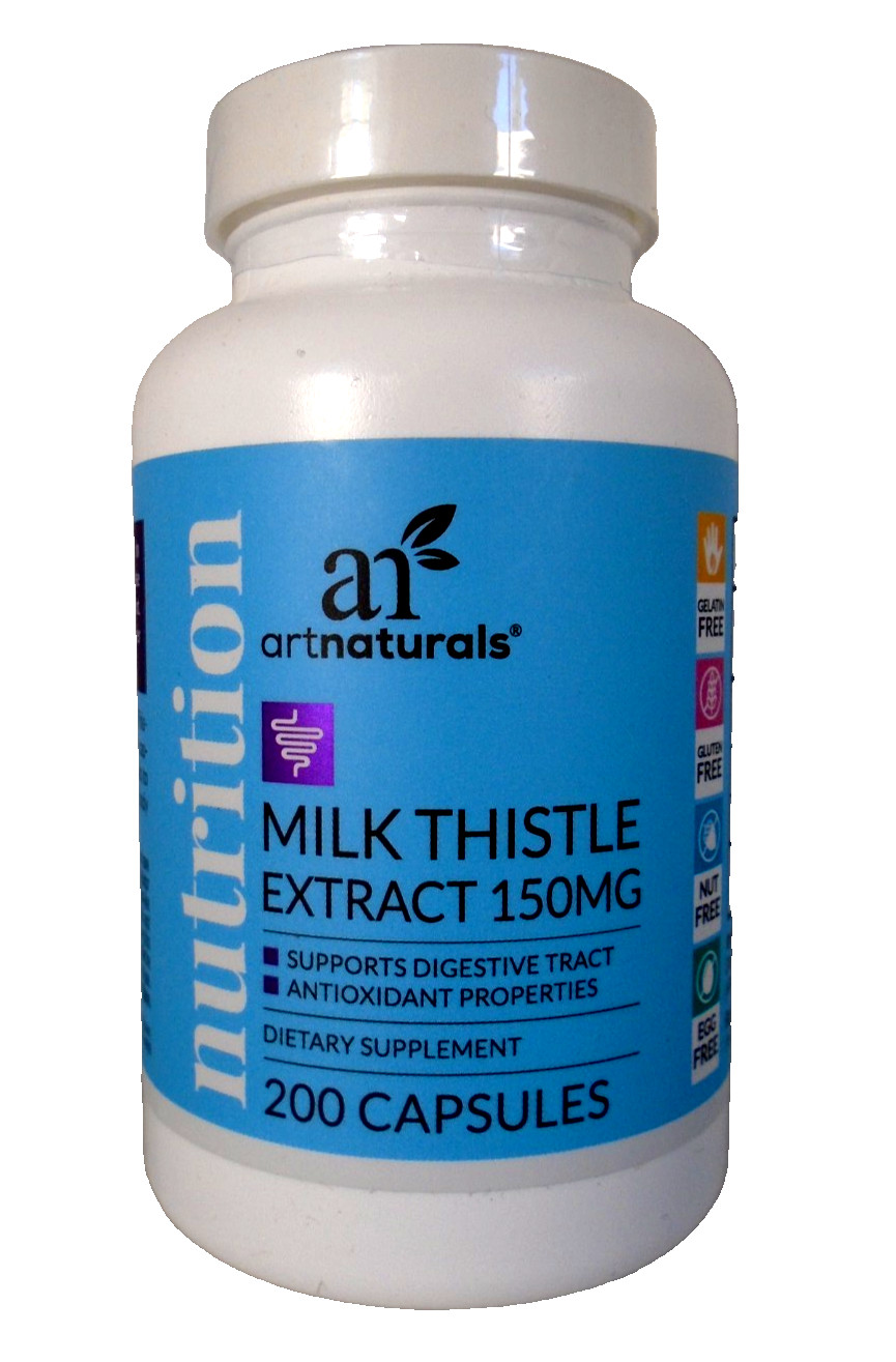 ArtNaturals Milk Thistle Extract 150MG – 200 Capsules