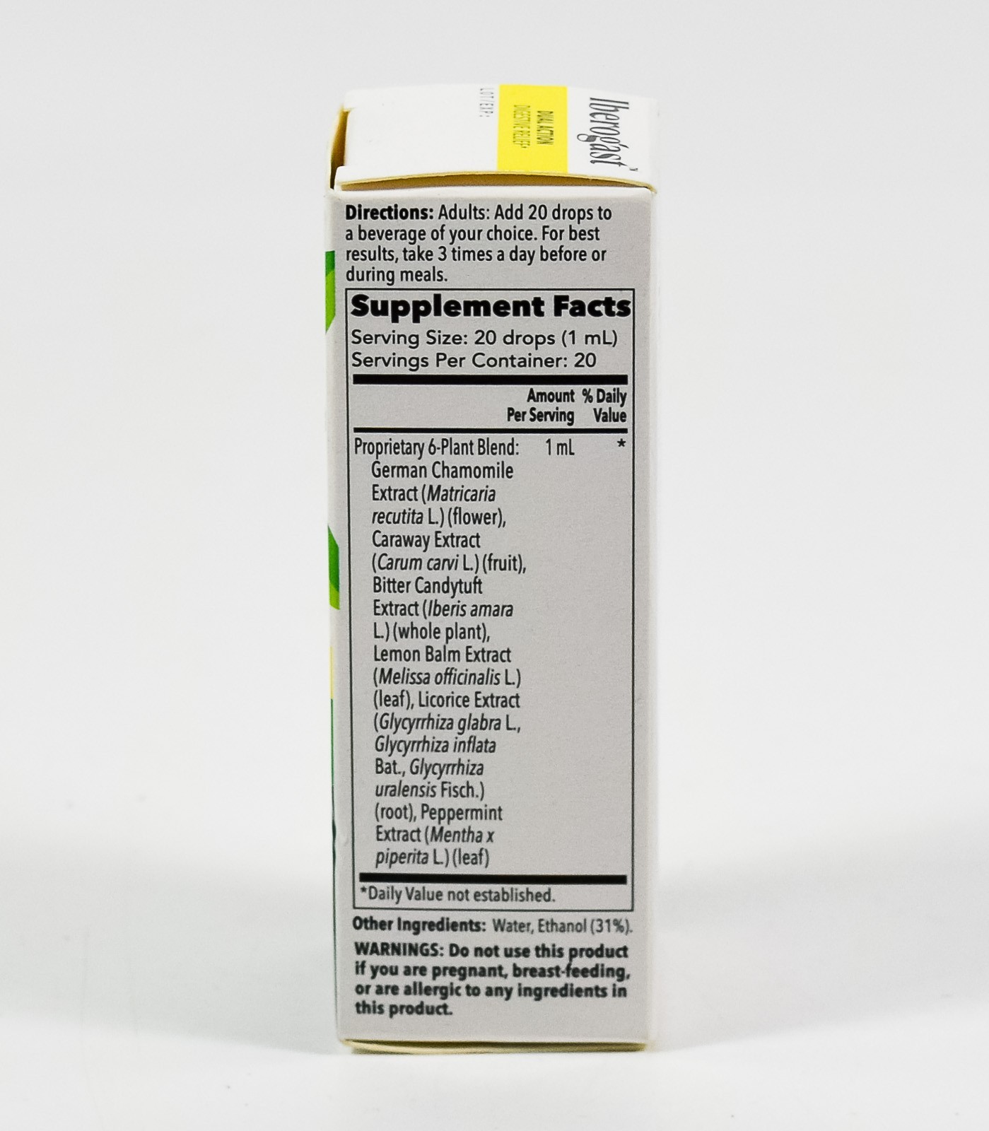 Iberogast DUAL ACTION Digestive Relief 0.67oz herbal LIQUID DROPS nib 08/2026