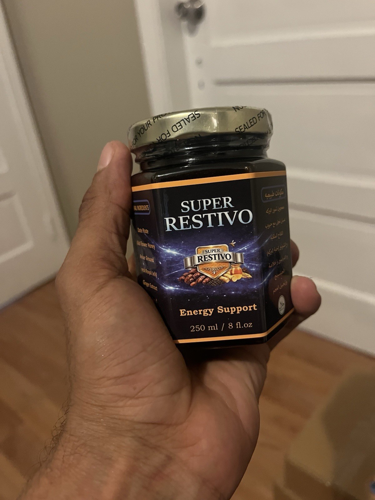 Super Restivo Energy Support Jar Supplement, 250 ml / 8 fl oz (250ml)