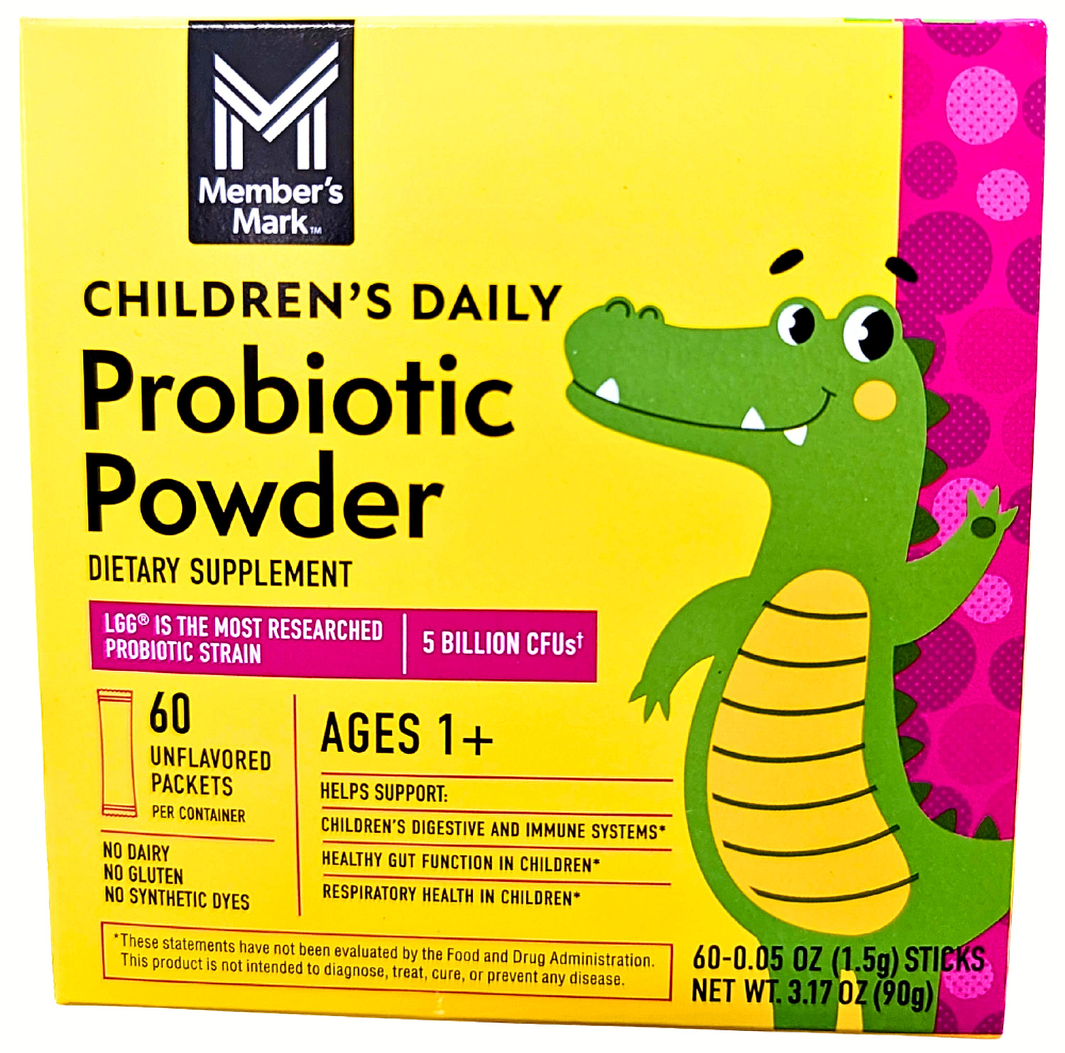 Member’s Mark Children’s Daily Probiotic Powder 60 Count EXP 03/2027