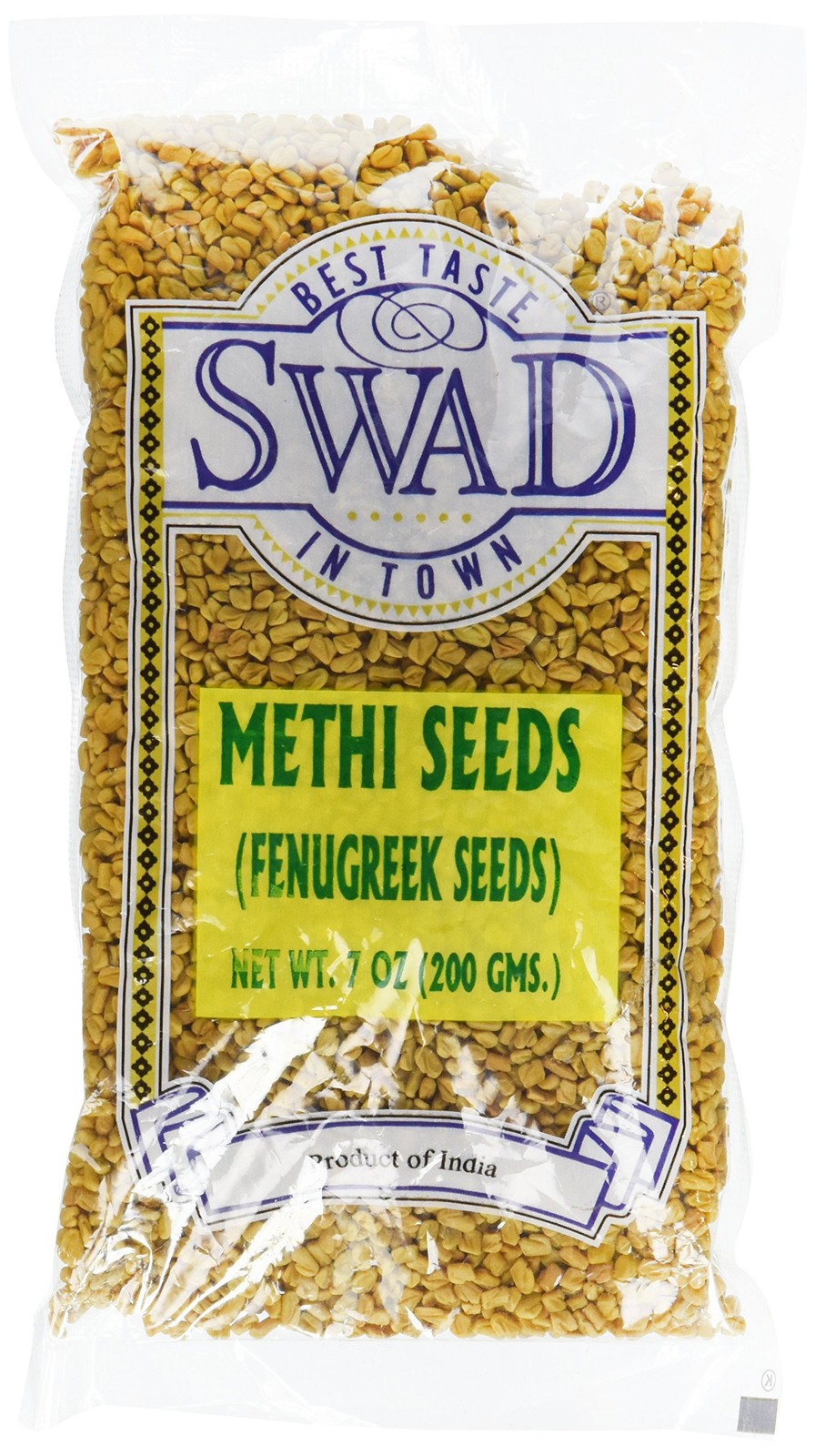 Fenugreek (Methi) Seeds 7oz- Indian Grocery,spice 7 Ounce (Pack of 1)
