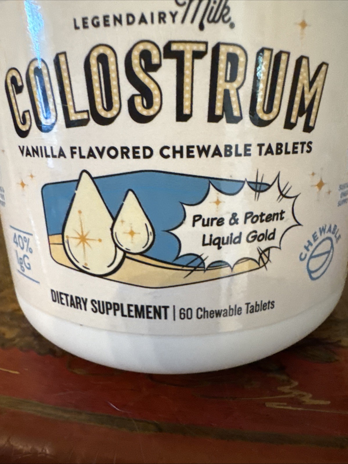 Legendairy Milk Colostrum Supplement Chewable Tablets 60ct *EXP 02/2026