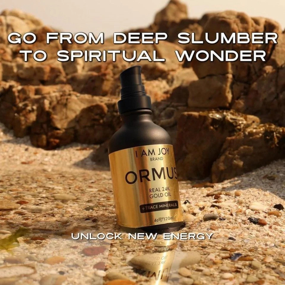Ormus Gold Oil by I Am Joy, Supports Pineal Gland & DNA, Rich in Minerals 4oz