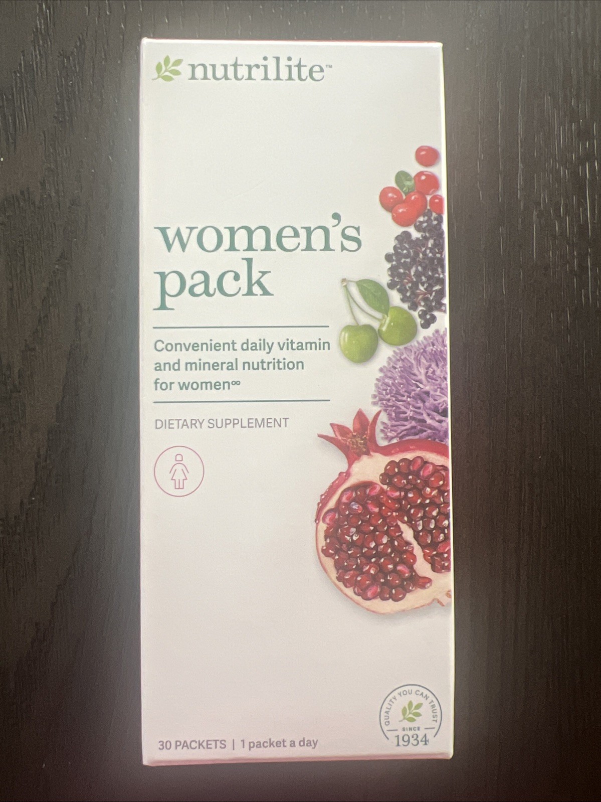 Amway Nutrilite Women‘s Pack 30 Packets Servings Exp 3/2027 – New/Sealed!