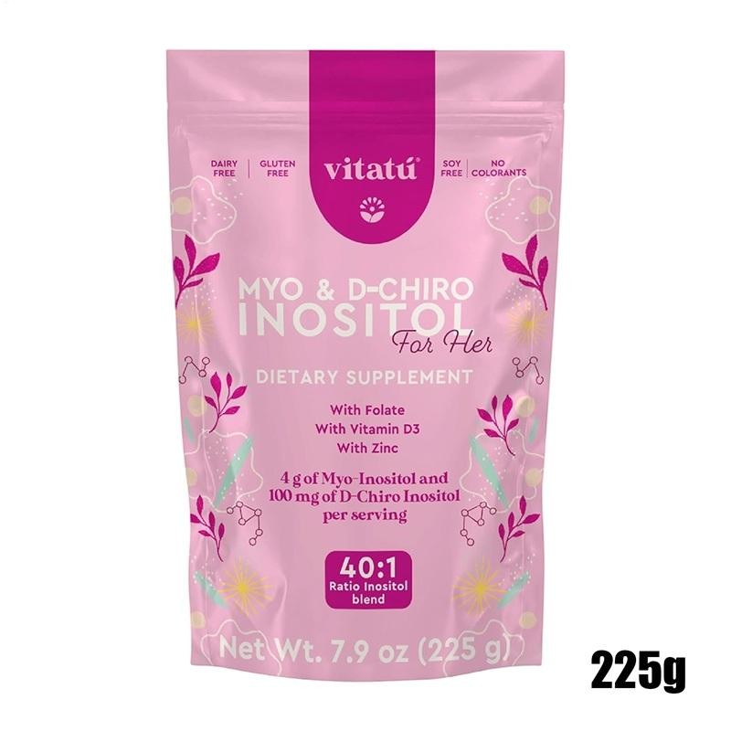 Myo Vitatú Inositol ( 4g ) & D – Chiro Inositol ( 1g ) Ideal Mix 40 : 1 With Fol