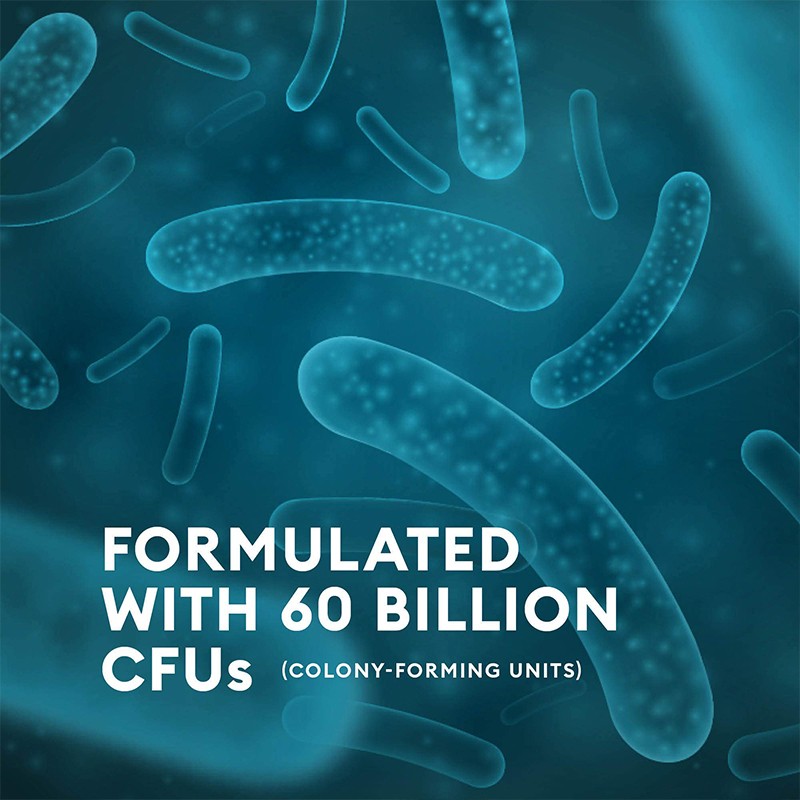 Probiotics 60 Billion CFU for Digestive & Immune Health 120 Vegan Capsules
