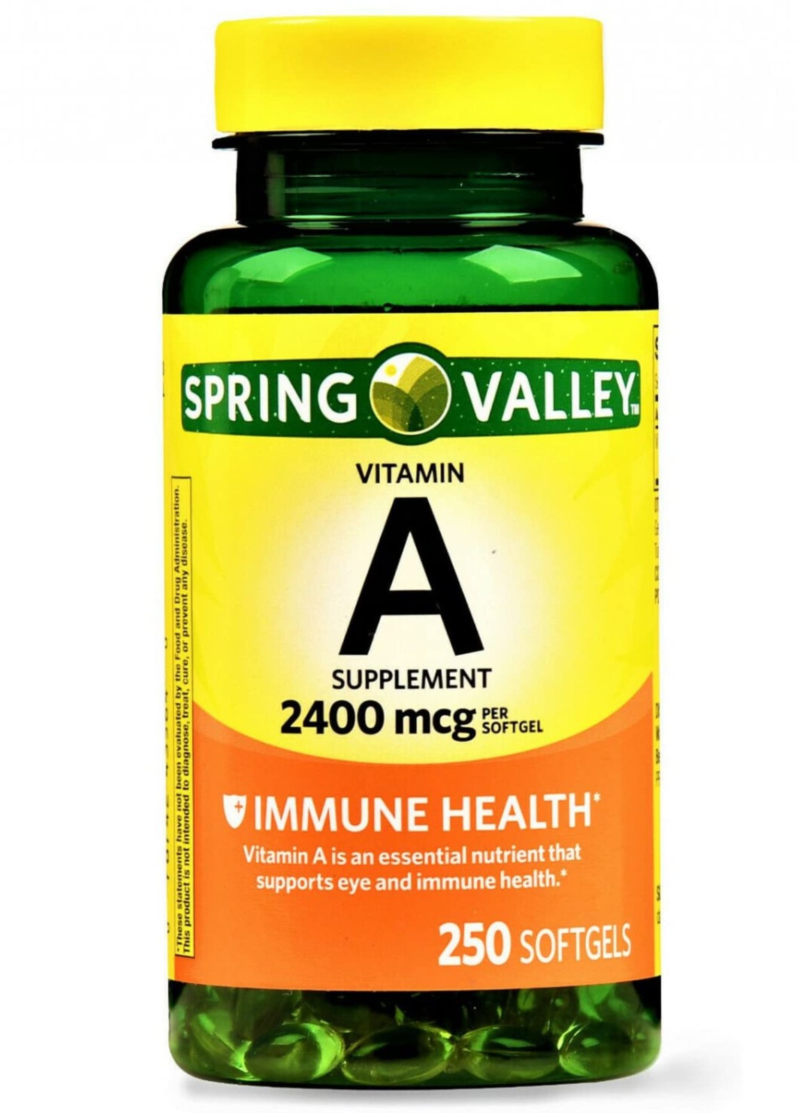Spring Valley – Vitamin A SUPPLEMENT 2400MCG 250 250 Count (Pack of 1)