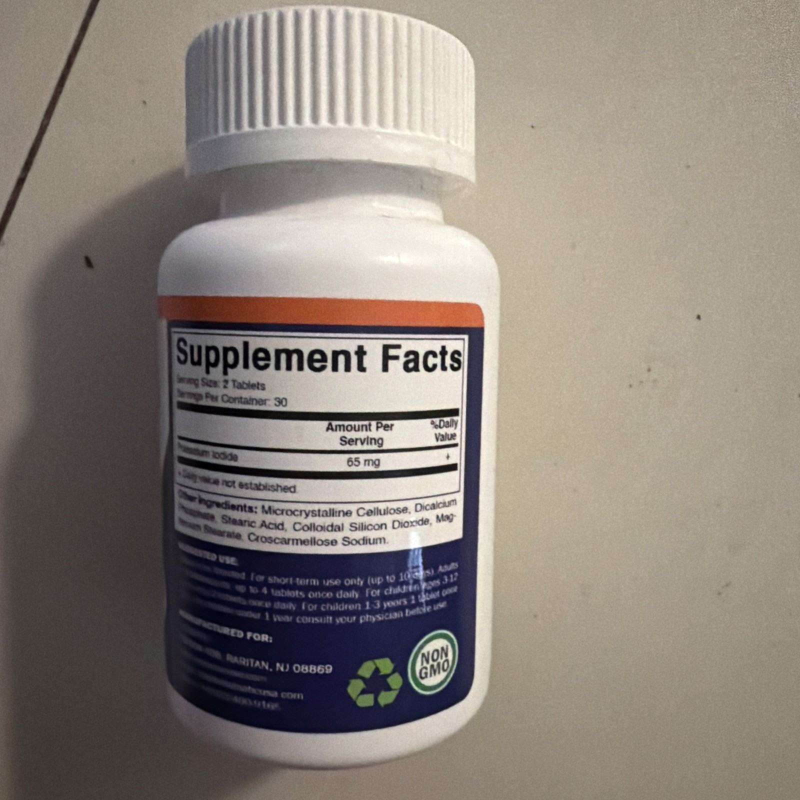 Vitamatic Potassium + Iodide 65 mg ~ 60 ct ~ Thyroid Support ~ 10/2025