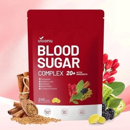 Blood Sugar Complex Softgels–20+Active Ingredients for Glucose Metabolism