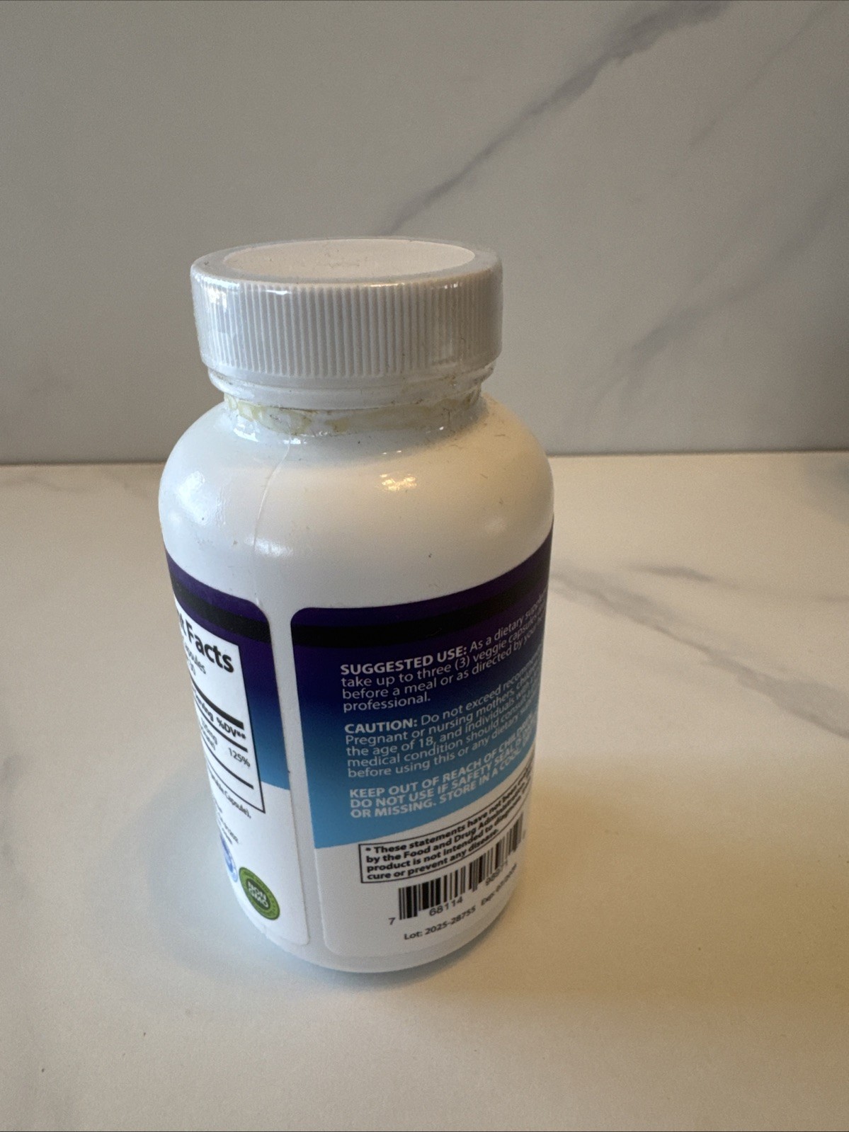 Magnesium Glycinate 525 MG Complex 90 Capsules High Absorption Magnesium 07/2028